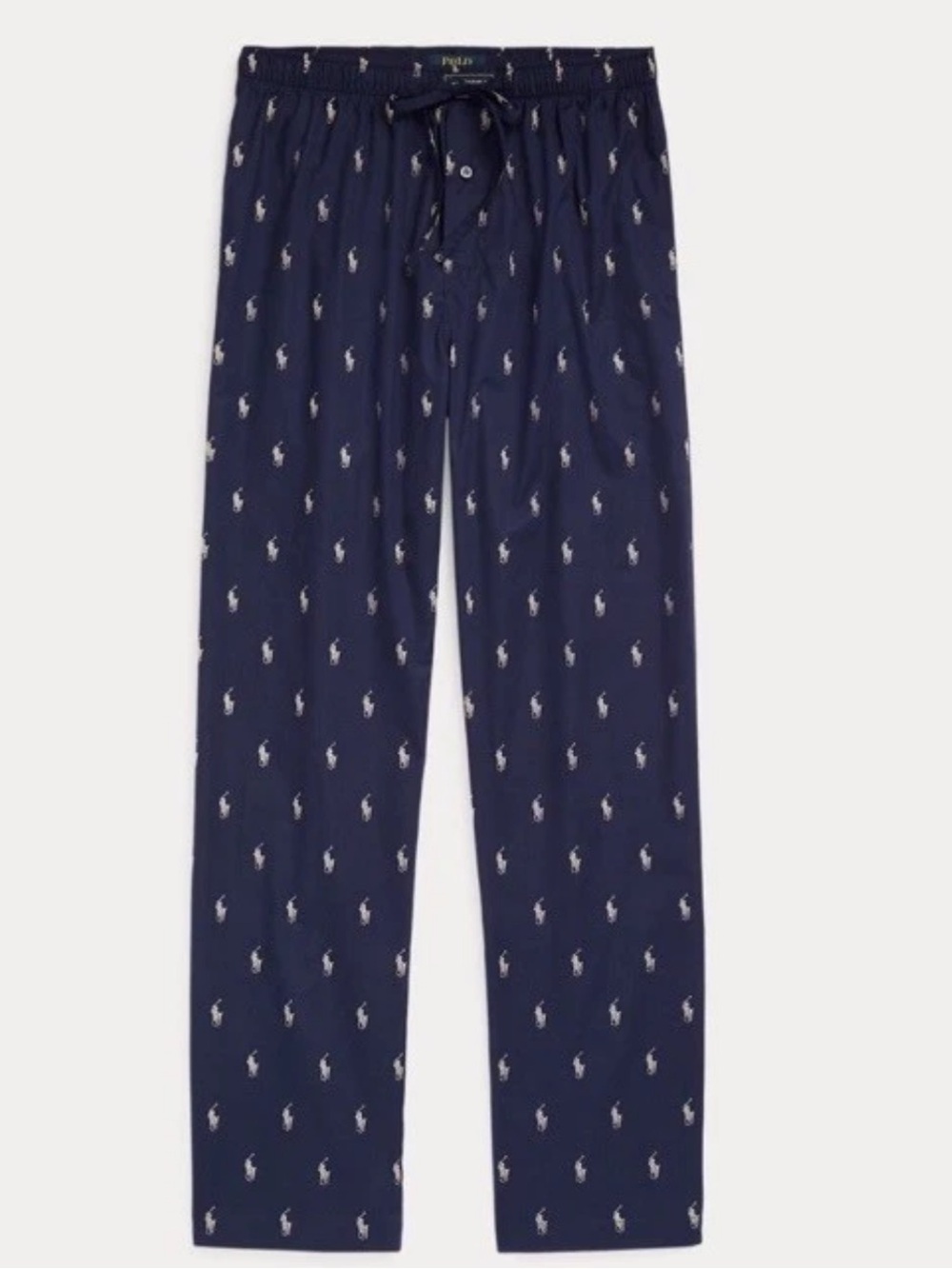 Polo Ralph Lauren Men's All-Over‎ Pony Pajama Pants Navy Blue Size M Sleepwear